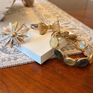 Bracelets - 3 beautiful bracelets for the price of one.
Never used.